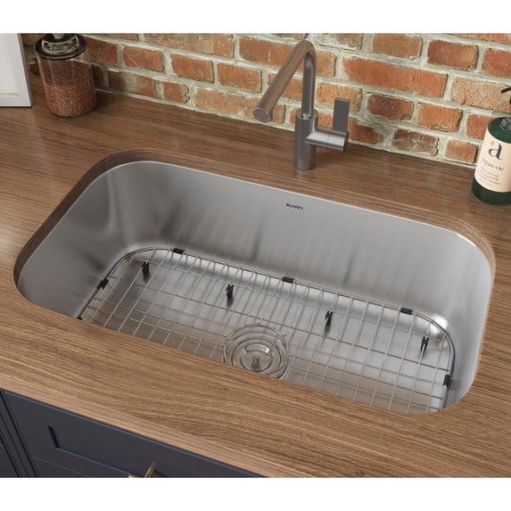 Ruvati RVM4250 30 in. Undermount 16 Gauge Stainless Steel Kitchen Sink Single Bowl