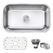 Ruvati Rvm4250 Parmi 30" Undermount Single Basin 16 Gauge Stainless Steel Kitchen Sink -