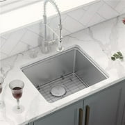 Ruvati Rvm5020 Modena 20" Undermount Single Basin Stainless Steel Bar Sink - Stainless