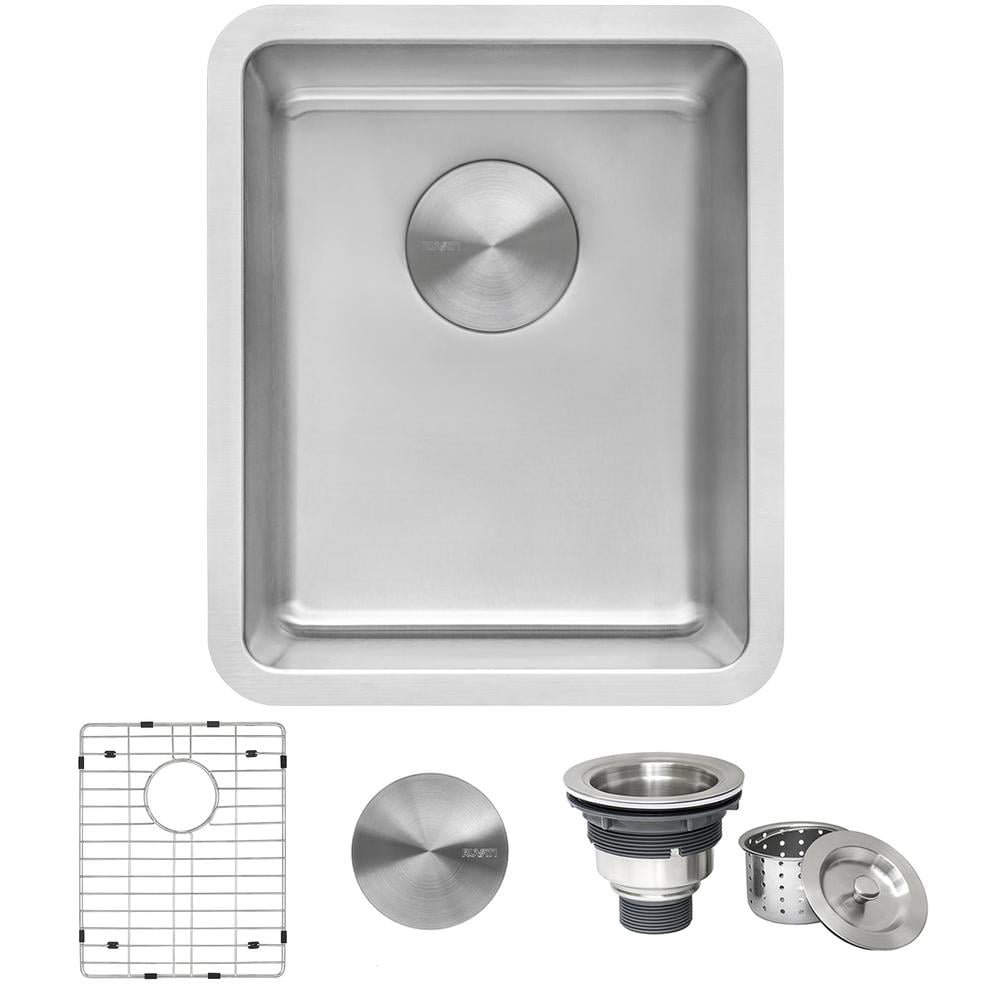 Ruvati 15-inch Stainless Steel Undermount Bar Prep Sink