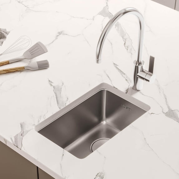 Ruvati Rvm5815 Modena 15" Undermount Single Basin 16 Gauge Stainless Steel Bar Sink