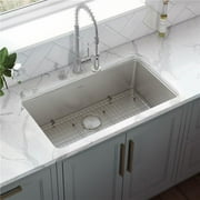Ruvati Rvm5931 Modena 31" Undermount Single Basin Stainless Steel Kitchen Sink - Stainless