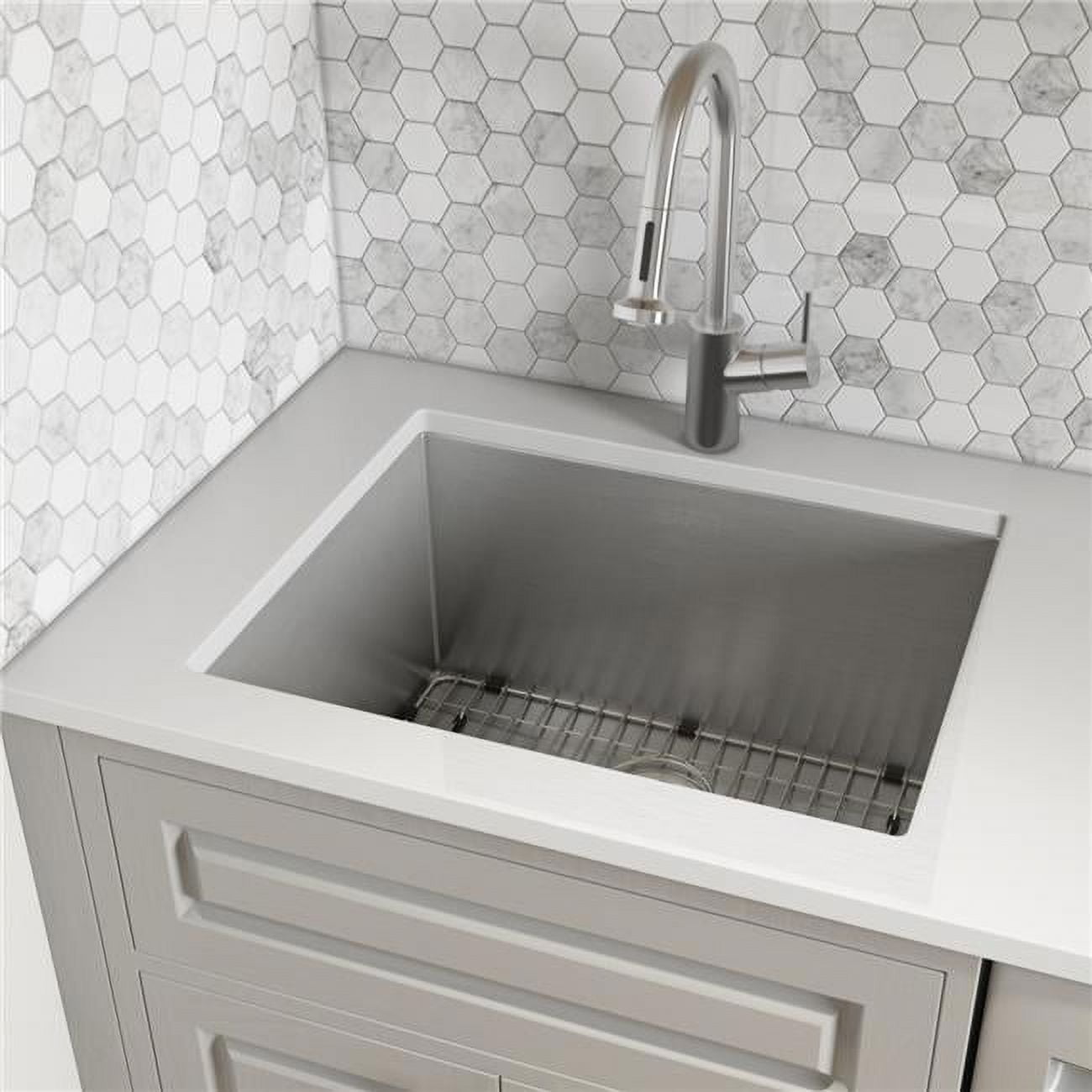 Ruvati 23" x 18" x 12" Deep Stainless Steel Undermount Utility Sink