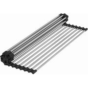 Ruvati Stainless Steel and Silicone Rollup Rack Trivet for Workstation Sinks - RVA1385