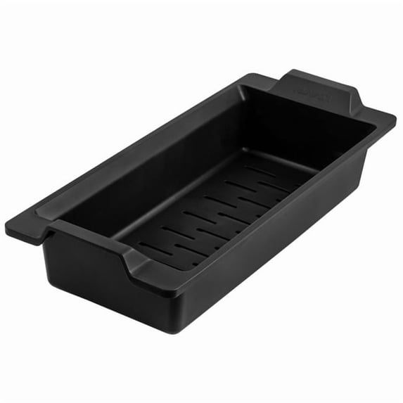 Ruvati USA RVA1367BLK 17 in. Workstation Sink Colander Black Composite Pasta Strainer Basket