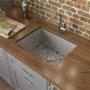 Ruvati Rvh7127 Gravena 27" Undermount Single Basin 16 Gauge Stainless Steel Kitchen Sink -