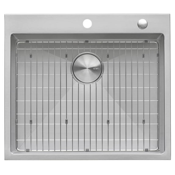 Ruvati 21 inch Drop-in Topmount Rounded 16 Gauge Kitchen Sink Single Bowl