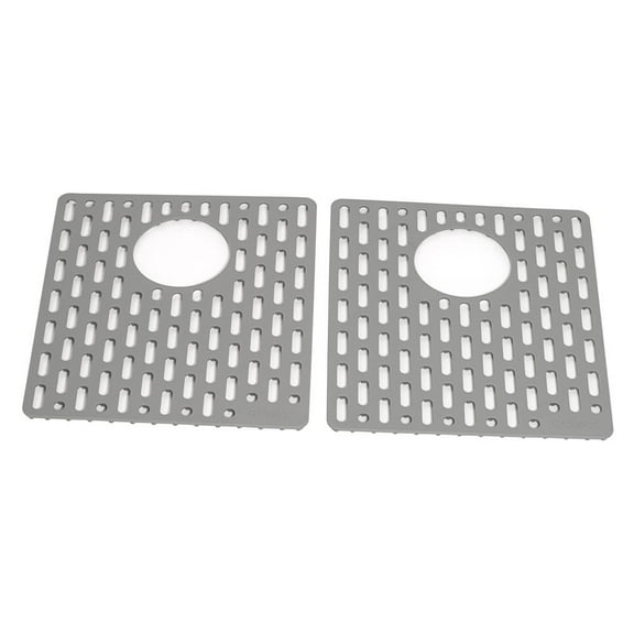 Ruvati Silicone Bottom Grid Sink Mat for RVG1385 and RVG2385 Sinks Gray