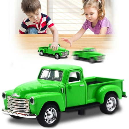 Ruvince Little Truck Toy - 1:32 Alloy Toy Car for Toddlers 1-4 Years - Openable Doors - Pull-Back Rear Wheel Drive -Toy Car for Ages 1 2 3 4 5 6 7 8 Year Old Boys Girls Birthday
