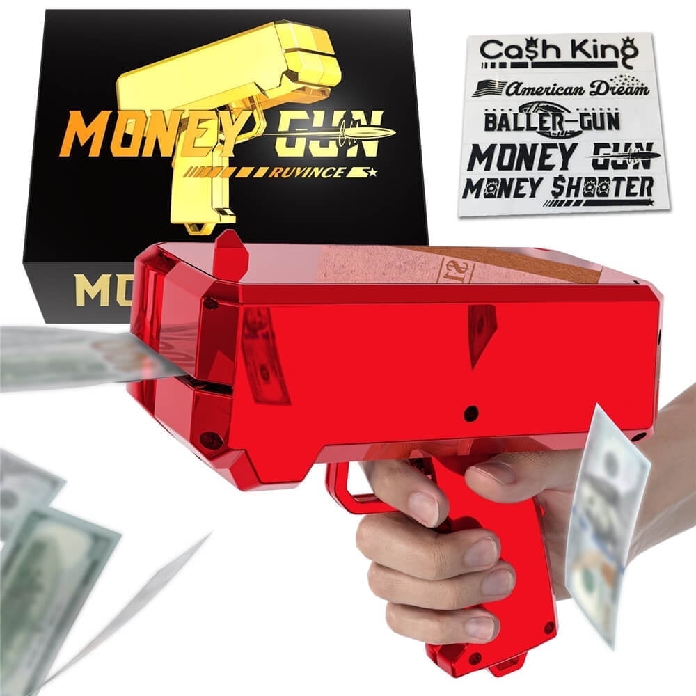 【極美品】Supreme Money Gun Pink Cash Canon RUVINCE Pink Money Gun, Fun Dollar Shooter Toy, High-Speed