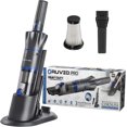 thumbnail image 1 of Ruvio Pro Handheld Vacuum Cordless for Home and Car, Lightweight Portable Hand Held Vacuums Cordless Works on Pet Hair, Floor, Hard Wood, 2X HEPA Filtration, Crevice Nozzle Included, 1 of 10