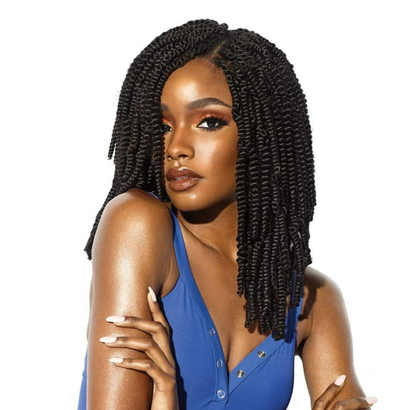 Ruwa Braiding Hair -Spring 8 Inch Water Kanekalon Fast Dry Synthetic Braid In Hair Extensions - RUWA Spring 8 Inch (1B)