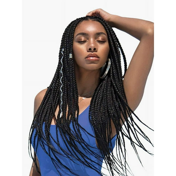 Ruwa Prestretched Braiding Hair - 3X 24 Inch Water Kanekalon Fast Dry Synthetic Braid In Hair Extensions - 3X RUWA 24 Inch (3 Pack, SM1B/350)