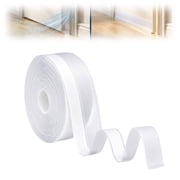 Ruxacty Door Weather Stripping, Silicone Seal Strip for Doors Windows & Shower Gaps, 16.5ft Soundproof & Draftproof Tape
