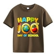 thumbnail image 1 of Ruyang 100 Days of School Shirt for Kids School T-Shirt Pencil with Fruit Kindergarten School Celebration Student Shirt, 1 of 1