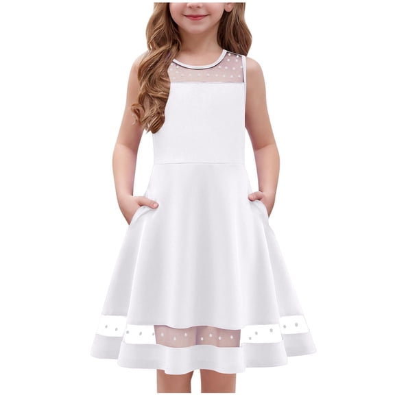 Ruyang 2t Thanksgiving Outfit Girl Little Girls Tulle Lace Wedding Dress for Kids formal Birthday Pageant Fashion Daily Mesh Skirt