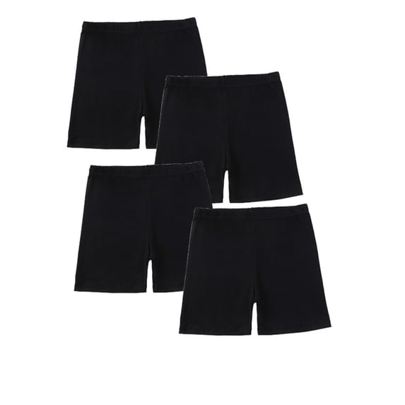 Ruyang 4 Pack Boys Cotton Linen Shorts Comfy Lightweight Loose Fit Drawstring Bermuda Pants Toddler Summer Pull On Jogger Shorts