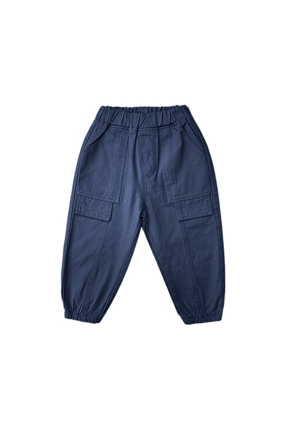 Baby Boy Girl Joggers Pants Toddler Fashion Cargo Pants Street Hip Hop Harem Pants with Pockets Fall Sweatpants