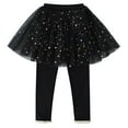 thumbnail image 1 of Ruyang Baby Girl Leggings with Skirt Footless Sparkly Tulle Skirt Pants for Kids Toddler School 𝐔niform Dance Clothes, 1 of 8