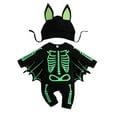 thumbnail image 1 of Ruyang Baby Girls Boys Skeleton Jumpsuit with Wings New Born Halloween Outfit Cute Hat First Birthday Outfits Cute Onesie, 1 of 9