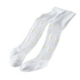 thumbnail image 1 of Ruyang Baby Girls Cable Leggings Flower Print Pantyhose Full Length Stretchy Tights Toddler Winter Soft Warm Stockings Pants, 1 of 1