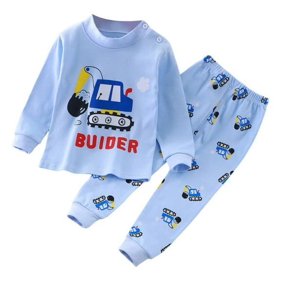 Ruyang Baby Girls Cat Clothing Set Kids Boys Cute Graphic Shirt Pants 2 Piece Outfit Fall Winter Soft Warm Cotton Clothes Winter Clothes