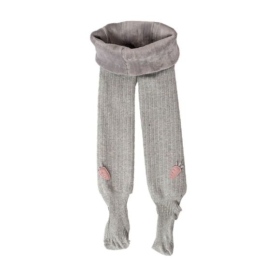 Ruyang Baby Girls Fleece Lined Tights Toddler Cute Carrots Warm Cotton Footed Leggings Winter Soft Pantyhose Stockings