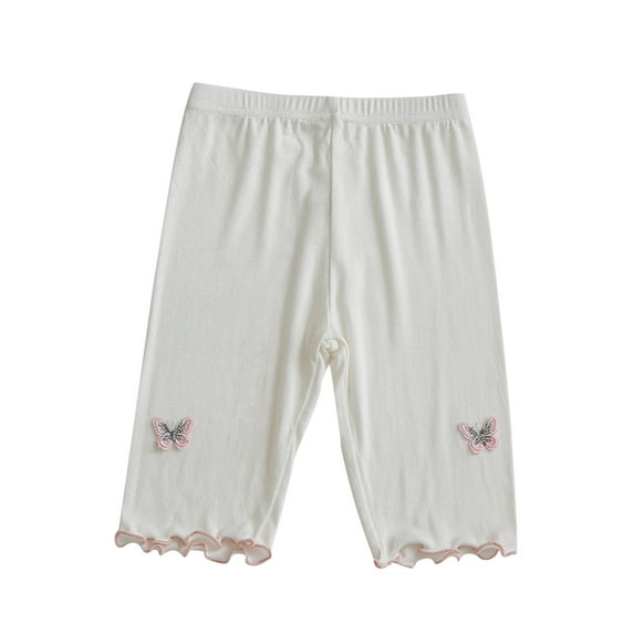 Ruyang Baby Girls' Leggings Toddler Pull On Shorts Kids Athletic Everyday Shorts Underwear Pants Summer Soft Shorts