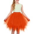thumbnail image 1 of Ruyang Baby Girls Solid Skirt Elastic Waist Fluffy Multi Layered Tulle Tutu Skirt Kids Halloween Party Dress‑Up Bottoms, 1 of 4