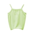 thumbnail image 1 of Ruyang Baby Girls Tank Top Solid H𝐚lter Stretchy Sleeveless Undershirts Summer Sport Workout Basic Tshirts Tops Cute Comfy, 1 of 7