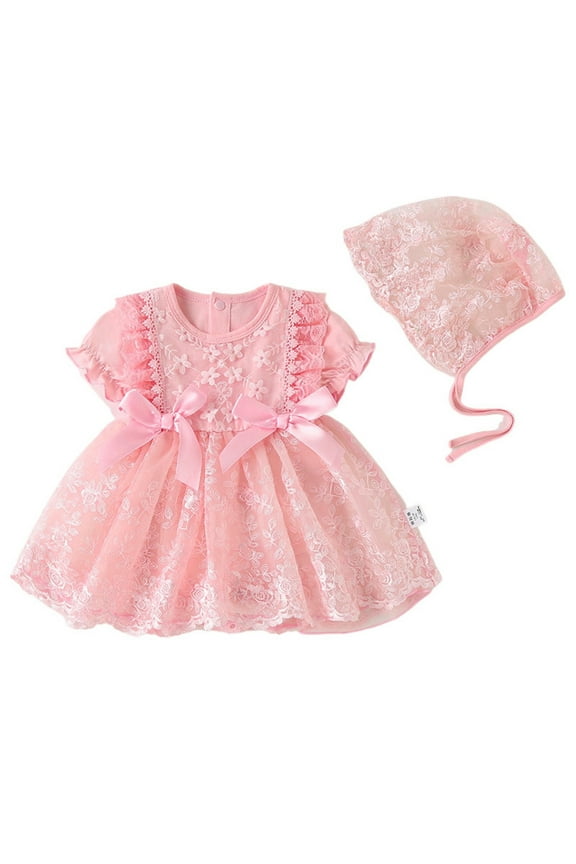 Baby Girls Tutu Dress Toddler Dresses Children Kids Sundress Gown Flower Fairy Skirts Summer Pleated Embroidery