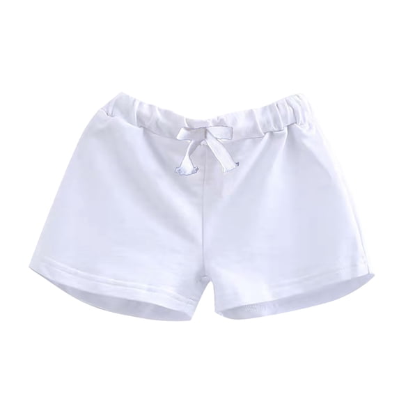 Ruyang Baby Girls' and Toddler Pull on Stretchy Waistband Short Strawberry Print Shorts Cute Casual Shorts for Kids