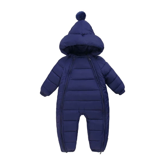Ruyang Baby Padded Snow Suit One Piece Winter Ski Suit Waterproof Warm Outdoor Snowsuit Baby Boys Girls Onesie Outerwear