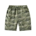 thumbnail image 1 of Ruyang Baby Toddler Boys Stretch Denim Short Cotton Jeans Pants Elastic Waist Pull On Knee Length Summer Short Pants, 1 of 4