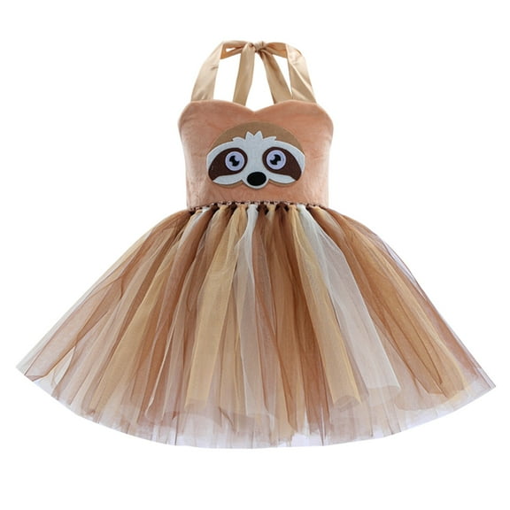 Ruyang Big Girls Girls's Dress Summer Tutu Skirt Animal Dress Mesh Skirt Clothing Girls's Performance Clothing