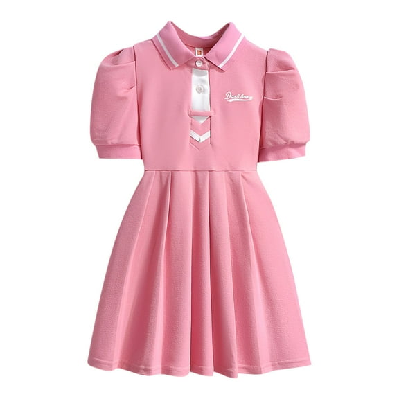 Ruyang Big Girls Rompers and Jumpsuits Girls Dresses Spring Summer and Autumn Casual Fashion Sweet Dress