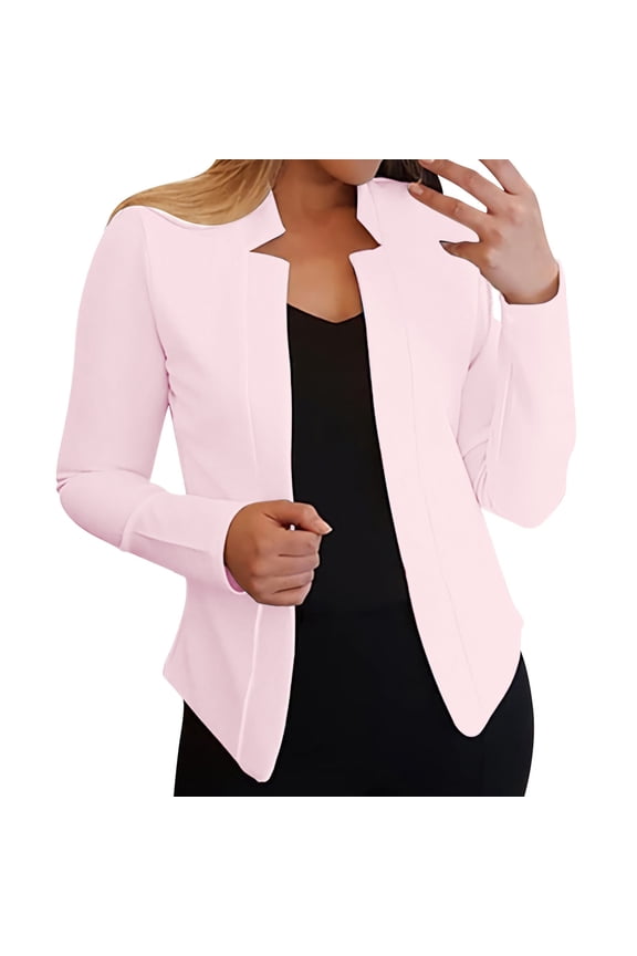 Blazers for Women Business Casual Fashion Fall Long Sleeve Petite Blazer Dressy Work Suit Jackets Office Winter Coat for Women