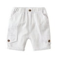 thumbnail image 1 of Ruyang Boys Causal Fashion Cargo Shorts Summer Pull On Elastic Waist Athletic Shorts Comfort Daily Acitve Biker Bottoms, 1 of 4