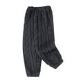 thumbnail image 1 of Ruyang Boys Girls Furry Warm Loungewear Pants Toddler Kids Soft Cozy Thick Elastic Waist Baggy Trousers Fall Winter Pants, 1 of 4