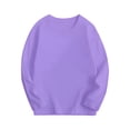 thumbnail image 1 of Ruyang Boys Girls Long Sleeve Cotton Shirt Plain Crewneck Cute Tops Kids Basic Tee Solid Athletic Casual Sweatshirts, 1 of 8
