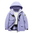 thumbnail image 1 of Ruyang Boys Girls Ski Jackets Sherpa Fleece Lined Padded Camouflage Coat Winter Warm Windproof School Zip Up Outerwear, 1 of 4