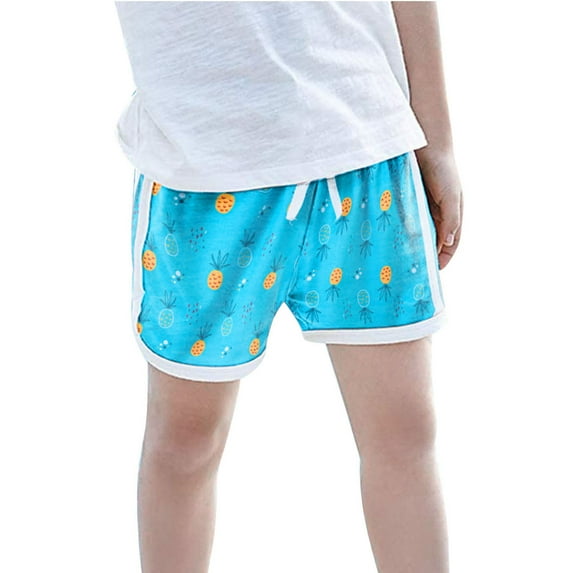 Ruyang Boys Swim Shorts Hawaii Beach Trunks Quick-Dry UPF 50+ Swimsuit Elastic Waist Drawstring Rash Guard Swimwear