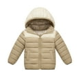 thumbnail image 1 of Ruyang Boys Winter Puffer Coat Padded Warm Quilted Down Jacket Kids Zip Up Hooded Outwear Lightweight Windproof Windbreaker, 1 of 9