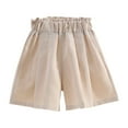 thumbnail image 1 of Ruyang Casual Shorts for Girl 2024 Girls Summer Solid Color Loose Thin Home Dress Pants Shorts Xmas Gifts Shorts for Kids, 1 of 4