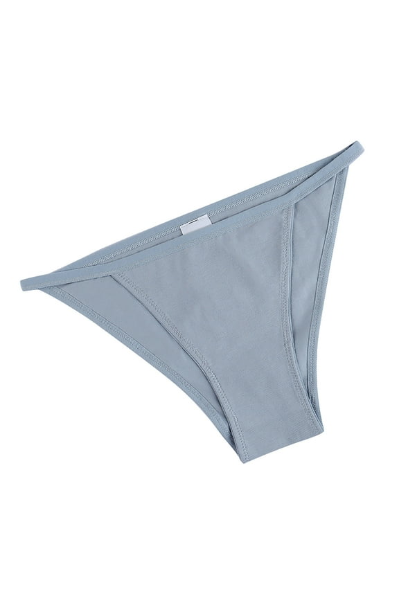 Cotton Underwear for Women Plus Size String Bikini Low Waist Underwear High Cut Stretch Ladies Briefs Seamless Underwear for Women
