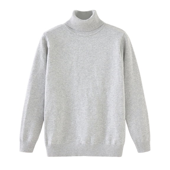 Ruyang Crewneck Sweaters for Teen Girls Boys Thermal Sweatshirts Fall Winter Long Sleeve Soft Cotton Knitted Shirt
