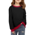 thumbnail image 1 of Ruyang Cute Sweatshirts for Teen Girls Trendy Sweatshirt Y2K Long Sleeve Crewneck Baggy School Hoodies Pullover Tops, 1 of 9