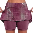 thumbnail image 1 of Ruyang Disposable Table Skirts Women's Pocket Pants Solid Mid Waist Culottes Short Skirts Skinny Pants, 1 of 8