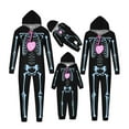 thumbnail image 1 of Ruyang Family Matching Halloween Pajamas Bat Printed Long Sleeve Jammies Sleepwear Fall Holiday Jumpsuit Set Christmas Pajamas for Family of 3 Adults, 1 of 1