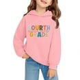thumbnail image 1 of Ruyang Fourth Grade Hooded Sweatshirts First Day of School Hoodies Girls Boys Back To School Hoodie Trendy Pullover Top, 1 of 5